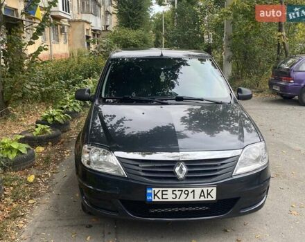 Черный Рено Логан, объемом двигателя 1.4 л и пробегом 145 тыс. км за 5600 $, фото 1 на Automoto.ua