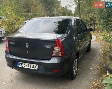 Черный Рено Логан, объемом двигателя 1.4 л и пробегом 145 тыс. км за 5600 $, фото 4 на Automoto.ua
