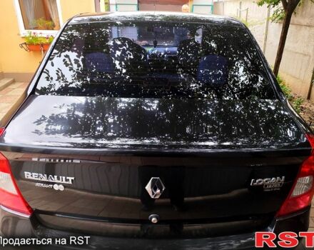 Черный Рено Логан, объемом двигателя 1.6 л и пробегом 159 тыс. км за 4500 $, фото 4 на Automoto.ua