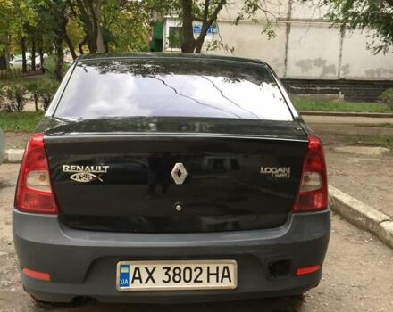 Черный Рено Логан, объемом двигателя 1.39 л и пробегом 224 тыс. км за 2600 $, фото 5 на Automoto.ua