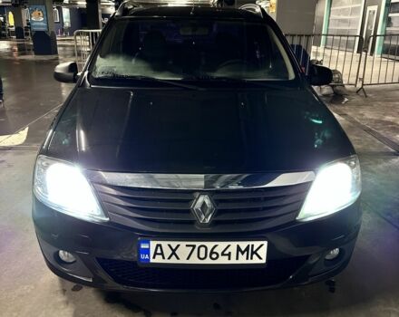 Черный Рено Логан, объемом двигателя 1.4 л и пробегом 149 тыс. км за 5200 $, фото 2 на Automoto.ua