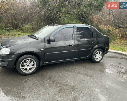 Черный Рено Логан, объемом двигателя 1.39 л и пробегом 350 тыс. км за 4500 $, фото 1 на Automoto.ua