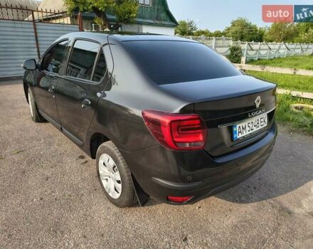 Черный Рено Логан, объемом двигателя 0.9 л и пробегом 52 тыс. км за 12500 $, фото 7 на Automoto.ua