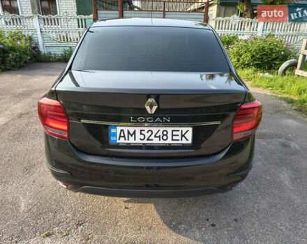Черный Рено Логан, объемом двигателя 0.9 л и пробегом 52 тыс. км за 12500 $, фото 6 на Automoto.ua