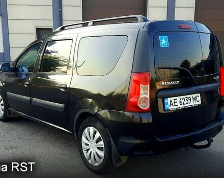 Черный Рено Логан, объемом двигателя 1.6 л и пробегом 330 тыс. км за 4800 $, фото 2 на Automoto.ua