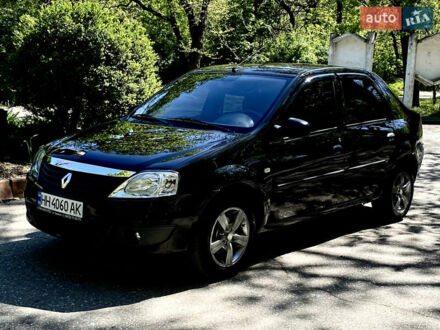 Рено Логан 2009 в Одессе на Automoto.ua Черный Рено Логан, объемом двигателя 1.6 л и пробегом 70 тыс. км за 5400 $, фото 1 на Automoto.ua