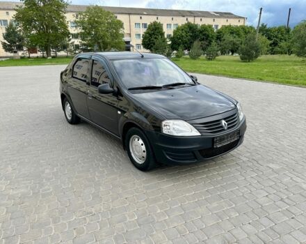 Черный Рено Логан, объемом двигателя 1.4 л и пробегом 115 тыс. км за 4597 $, фото 1 на Automoto.ua