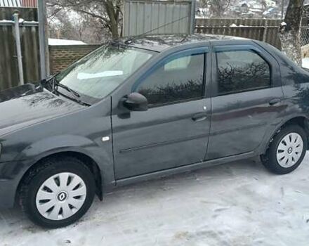 Черный Рено Логан, объемом двигателя 1.39 л и пробегом 136 тыс. км за 4999 $, фото 1 на Automoto.ua