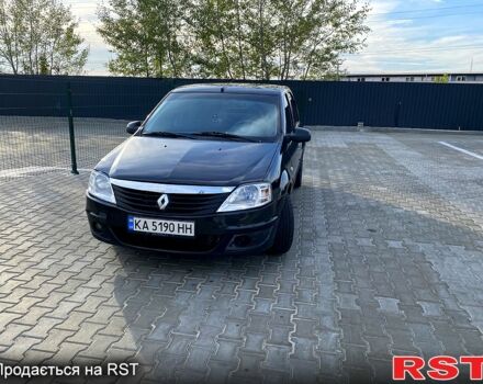 Черный Рено Логан, объемом двигателя 1.6 л и пробегом 235 тыс. км за 3500 $, фото 1 на Automoto.ua