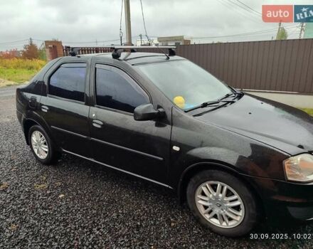Черный Рено Логан, объемом двигателя 1.6 л и пробегом 202 тыс. км за 4700 $, фото 1 на Automoto.ua