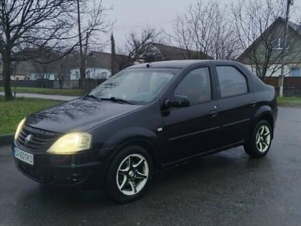 Черный Рено Логан, объемом двигателя 1.39 л и пробегом 210 тыс. км за 2900 $, фото 1 на Automoto.ua