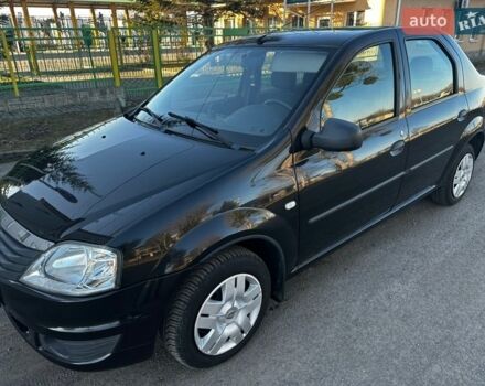 Чорний Рено Логан, об'ємом двигуна 1.39 л та пробігом 104 тис. км за 5250 $, фото 1 на Automoto.ua