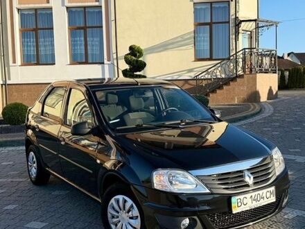 Чорний Рено Логан, об'ємом двигуна 1.39 л та пробігом 95 тис. км за 4550 $, фото 1 на Automoto.ua