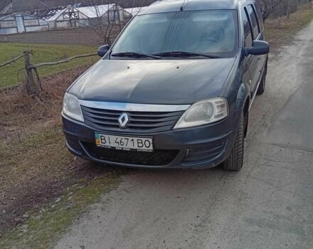 Черный Рено Логан, объемом двигателя 1.5 л и пробегом 500 тыс. км за 4500 $, фото 1 на Automoto.ua