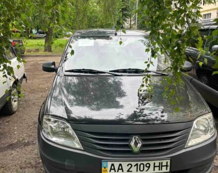 Черный Рено Логан, объемом двигателя 1.4 л и пробегом 3 тыс. км за 4300 $, фото 1 на Automoto.ua
