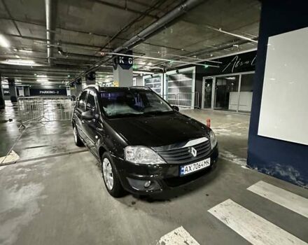 Черный Рено Логан, объемом двигателя 1.39 л и пробегом 149 тыс. км за 5200 $, фото 1 на Automoto.ua