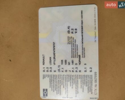 Чорний Рено Логан, об'ємом двигуна 1.46 л та пробігом 165 тис. км за 5250 $, фото 1 на Automoto.ua