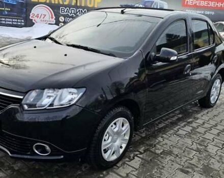 Черный Рено Логан, объемом двигателя 1.6 л и пробегом 46 тыс. км за 6100 $, фото 1 на Automoto.ua