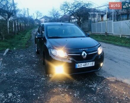 Черный Рено Логан, объемом двигателя 1.1 л и пробегом 145 тыс. км за 4500 $, фото 1 на Automoto.ua