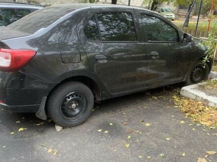 Черный Рено Логан, объемом двигателя 1.2 л и пробегом 210 тыс. км за 4000 $, фото 1 на Automoto.ua