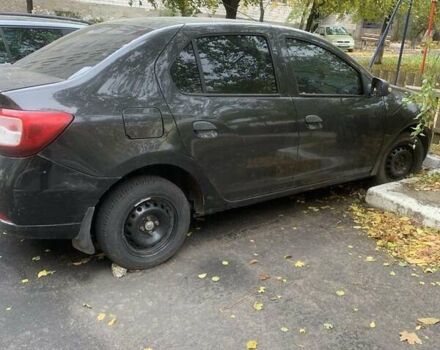 Черный Рено Логан, объемом двигателя 1.2 л и пробегом 210 тыс. км за 4000 $, фото 1 на Automoto.ua