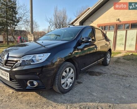 Черный Рено Логан, объемом двигателя 1.46 л и пробегом 74 тыс. км за 14000 $, фото 1 на Automoto.ua