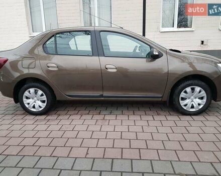 Коричневый Рено Логан, объемом двигателя 0.9 л и пробегом 18 тыс. км за 10500 $, фото 1 на Automoto.ua