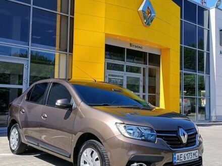 Коричневый Рено Логан, объемом двигателя 0.9 л и пробегом 81 тыс. км за 10000 $, фото 1 на Automoto.ua