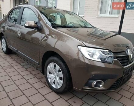 Коричневый Рено Логан, объемом двигателя 0.9 л и пробегом 18 тыс. км за 10500 $, фото 1 на Automoto.ua
