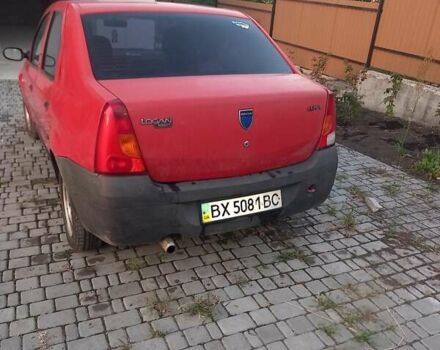Красный Рено Логан, объемом двигателя 1.4 л и пробегом 246 тыс. км за 2450 $, фото 4 на Automoto.ua