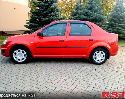 Красный Рено Логан, объемом двигателя 1.4 л и пробегом 130 тыс. км за 6450 $, фото 2 на Automoto.ua