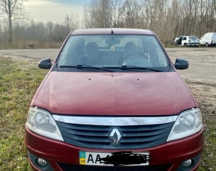 Красный Рено Логан, объемом двигателя 1.4 л и пробегом 179 тыс. км за 1850 $, фото 2 на Automoto.ua