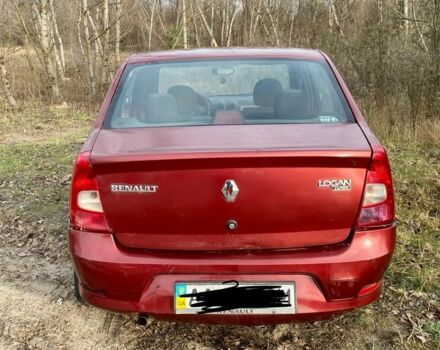 Красный Рено Логан, объемом двигателя 1.4 л и пробегом 179 тыс. км за 1850 $, фото 5 на Automoto.ua