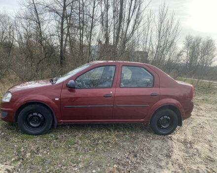 Красный Рено Логан, объемом двигателя 1.4 л и пробегом 179 тыс. км за 1850 $, фото 1 на Automoto.ua