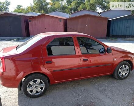 Красный Рено Логан, объемом двигателя 1.4 л и пробегом 120 тыс. км за 6000 $, фото 9 на Automoto.ua