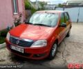 Красный Рено Логан, объемом двигателя 1.4 л и пробегом 162 тыс. км за 4250 $, фото 1 на Automoto.ua