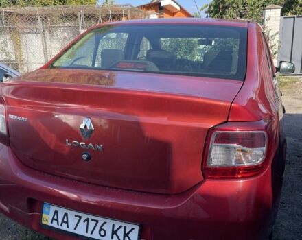 Красный Рено Логан, объемом двигателя 1.1 л и пробегом 337 тыс. км за 3950 $, фото 3 на Automoto.ua