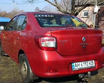 Красный Рено Логан, объемом двигателя 0.9 л и пробегом 110 тыс. км за 7200 $, фото 1 на Automoto.ua