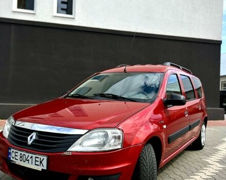 Красный Рено Логан, объемом двигателя 1.6 л и пробегом 304 тыс. км за 5500 $, фото 1 на Automoto.ua