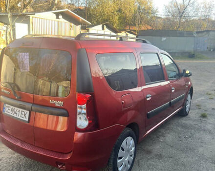 Красный Рено Логан, объемом двигателя 1.6 л и пробегом 304 тыс. км за 4950 $, фото 4 на Automoto.ua