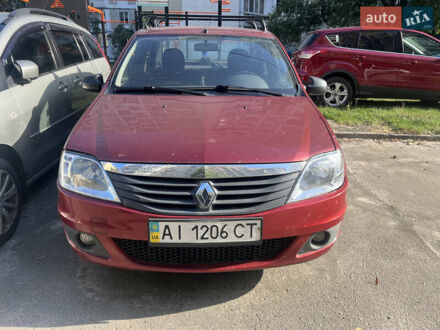 Рено Логан 2011 в Киеве на Automoto.ua Красный Рено Логан, объемом двигателя 1.6 л и пробегом 103 тыс. км за 3000 $, фото 1 на Automoto.ua