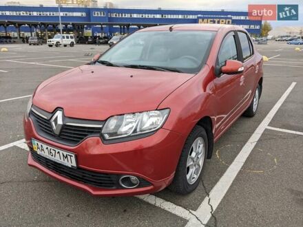 Рено Логан 2013 у Києві на Automoto.ua Червоний Рено Логан, об'ємом двигуна 1.6 л та пробігом 76 тис. км за 8500 $, фото 1 на Automoto.ua