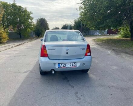 Рено Логан 2007 в Каменское - Днепродзержинск на Automoto.ua Серый Рено Логан, объемом двигателя 1.4 л и пробегом 175 тыс. км за 1500 $, фото 3 на Automoto.ua