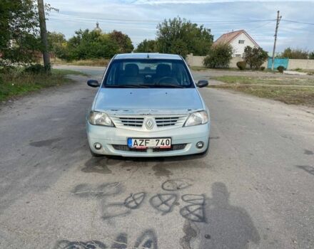 Рено Логан 2007 в Каменское - Днепродзержинск на Automoto.ua Серый Рено Логан, объемом двигателя 1.4 л и пробегом 175 тыс. км за 1500 $, фото 2 на Automoto.ua