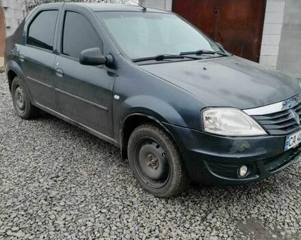 Серый Рено Логан, объемом двигателя 1.4 л и пробегом 250 тыс. км за 3200 $, фото 1 на Automoto.ua