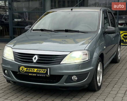 Серый Рено Логан, объемом двигателя 1.39 л и пробегом 196 тыс. км за 4500 $, фото 2 на Automoto.ua