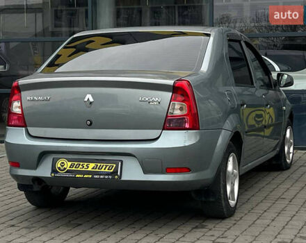 Серый Рено Логан, объемом двигателя 1.39 л и пробегом 196 тыс. км за 4500 $, фото 6 на Automoto.ua