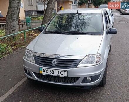 Серый Рено Логан, объемом двигателя 1.39 л и пробегом 54 тыс. км за 6500 $, фото 1 на Automoto.ua