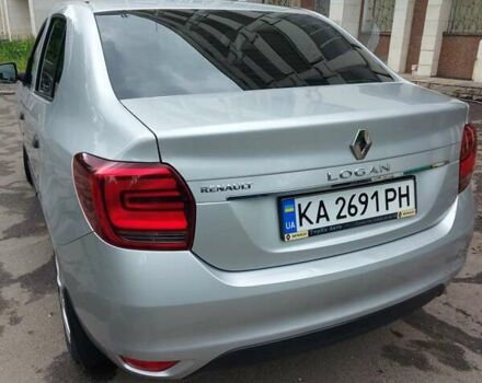 Серый Рено Логан, объемом двигателя 0.9 л и пробегом 93 тыс. км за 7300 $, фото 2 на Automoto.ua