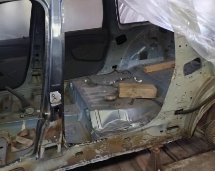 Серый Рено Логан, объемом двигателя 1.6 л и пробегом 76 тыс. км за 2200 $, фото 1 на Automoto.ua